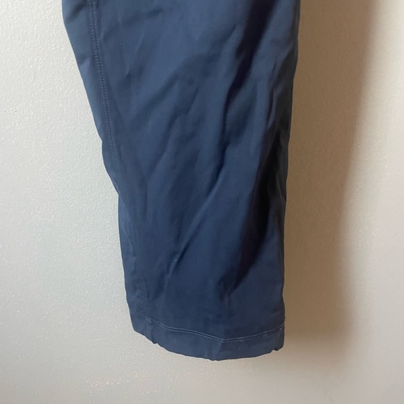 Lululemon M blue lined jogger pants sweatpants zippered pockets EUC - Picture 9 of 12